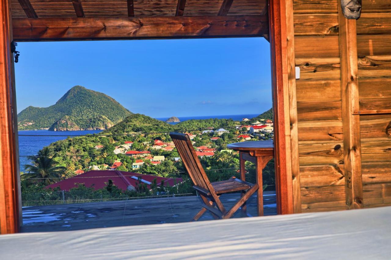 Ti Kaz Anoli Vue Epoustouflante Sur La Baie Villa Terre-de-Bas Exteriör bild