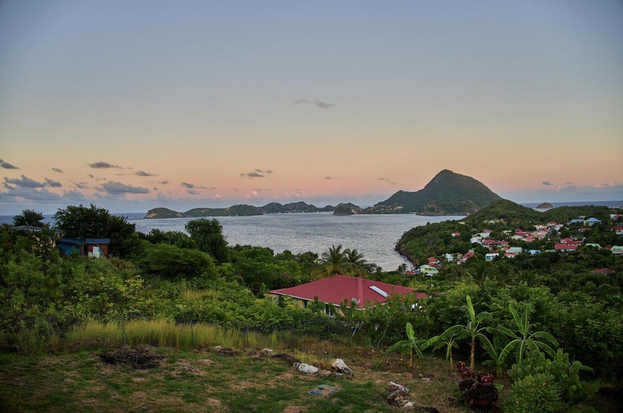 Ti Kaz Anoli Vue Epoustouflante Sur La Baie Villa Terre-de-Bas Exteriör bild