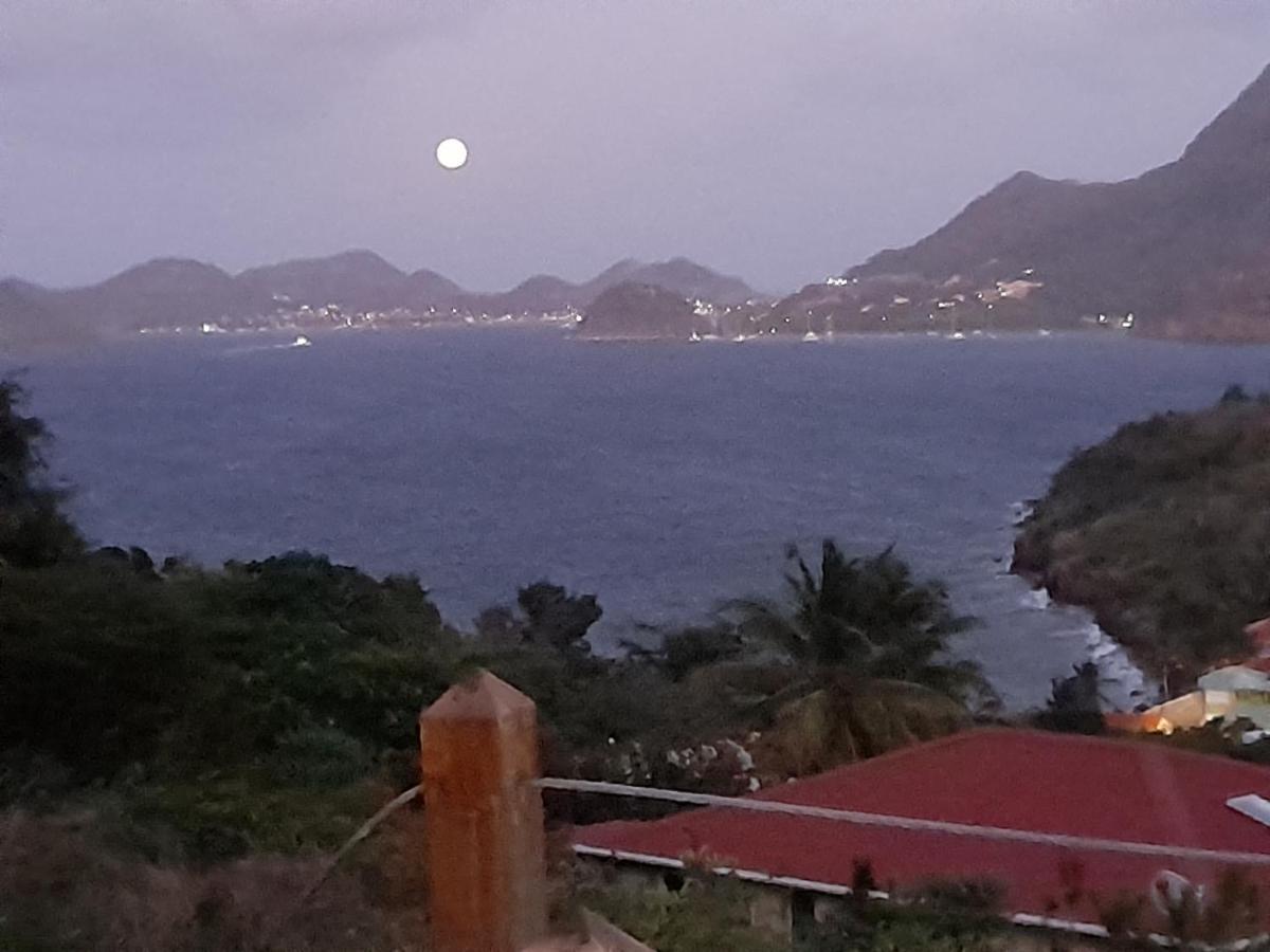 Ti Kaz Anoli Vue Epoustouflante Sur La Baie Villa Terre-de-Bas Exteriör bild