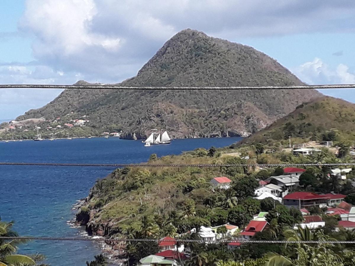 Ti Kaz Anoli Vue Epoustouflante Sur La Baie Villa Terre-de-Bas Exteriör bild