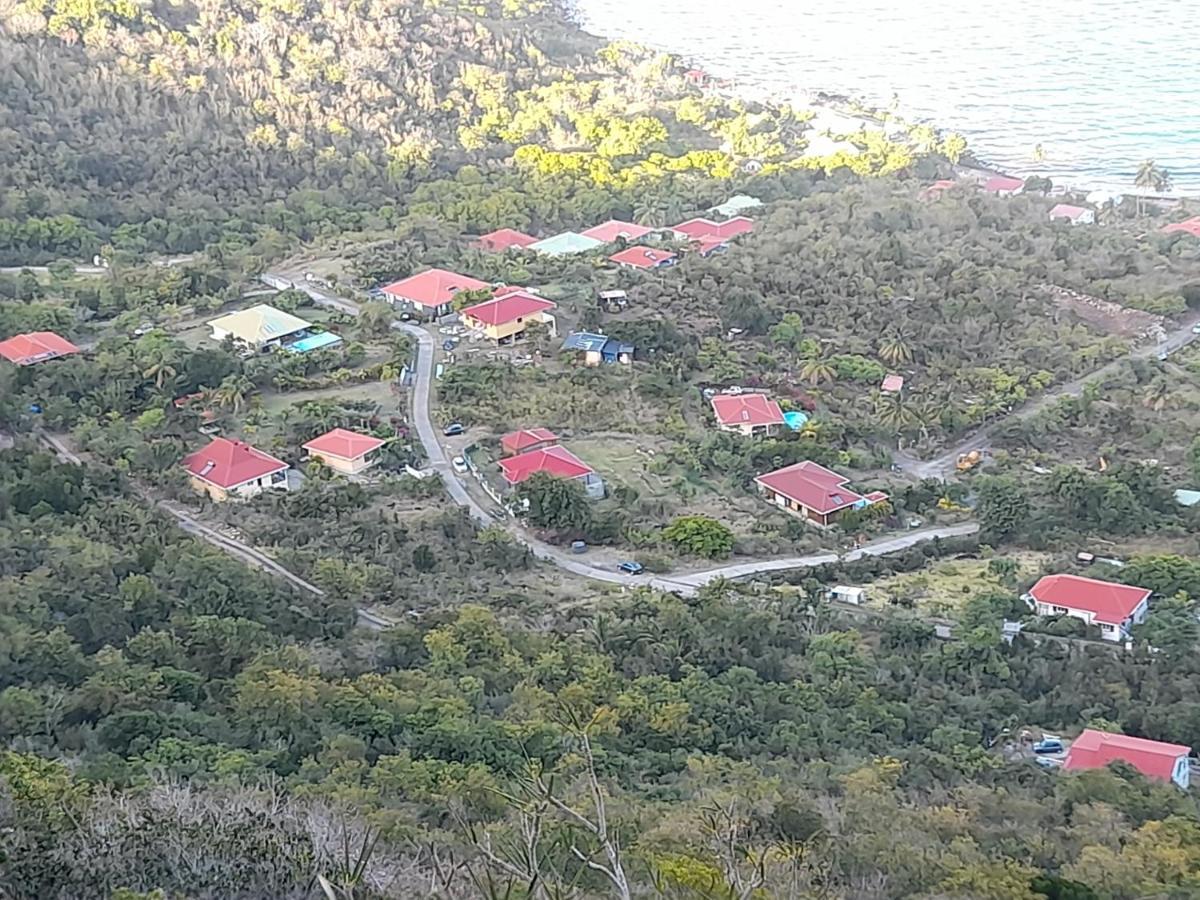 Ti Kaz Anoli Vue Epoustouflante Sur La Baie Villa Terre-de-Bas Exteriör bild