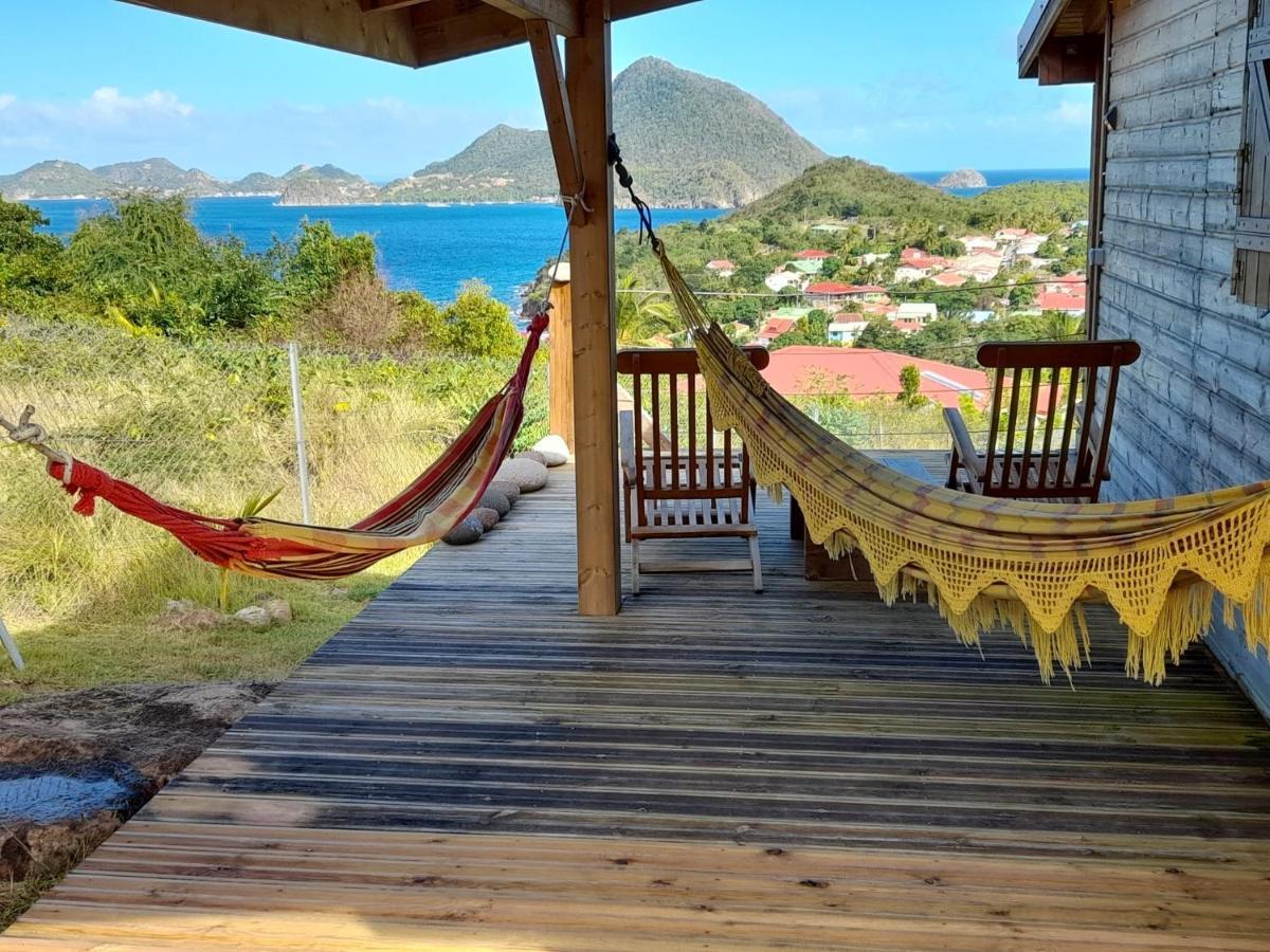 Ti Kaz Anoli Vue Epoustouflante Sur La Baie Villa Terre-de-Bas Exteriör bild