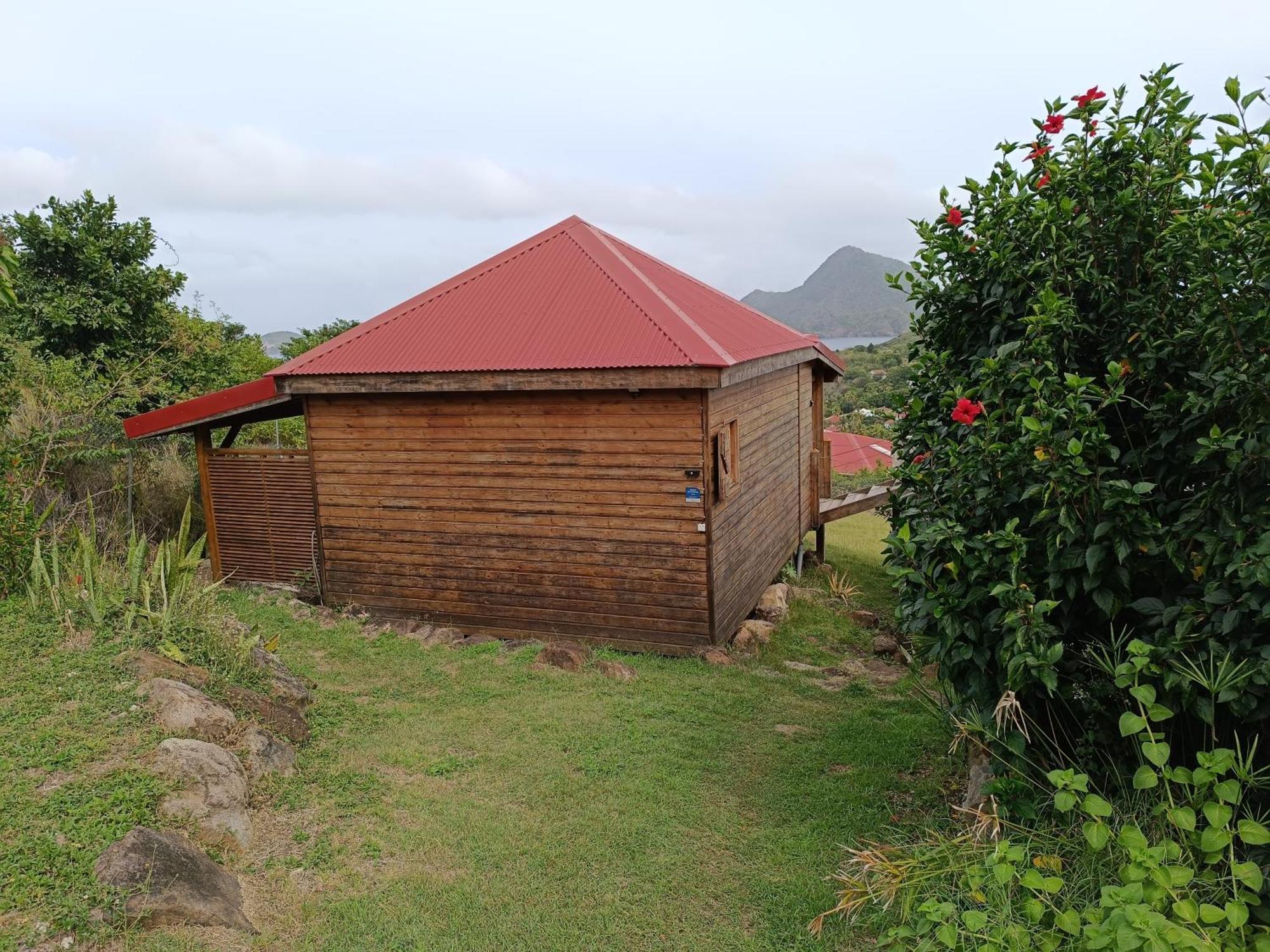 Ti Kaz Anoli Vue Epoustouflante Sur La Baie Villa Terre-de-Bas Exteriör bild