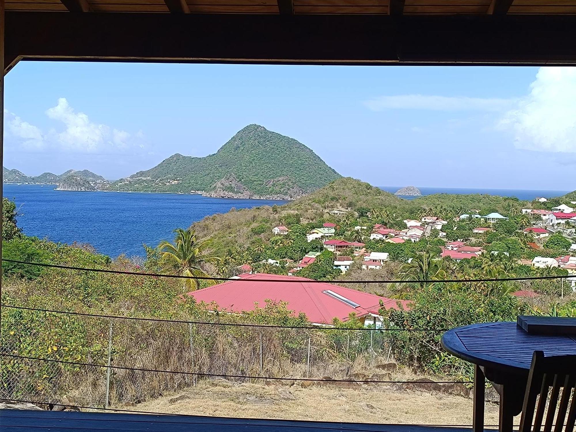 Ti Kaz Anoli Vue Epoustouflante Sur La Baie Villa Terre-de-Bas Exteriör bild